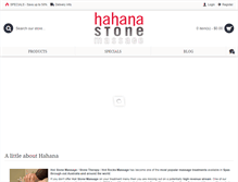Tablet Screenshot of hahana.com.au
